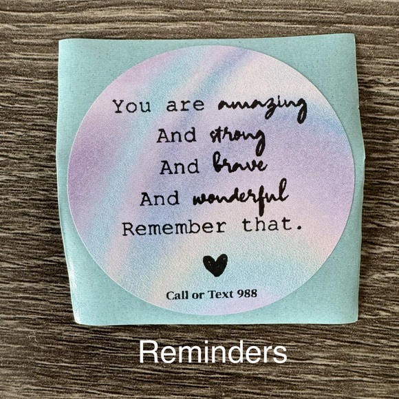 100 Suicide Awareness Stickers - Picture 5 of 7